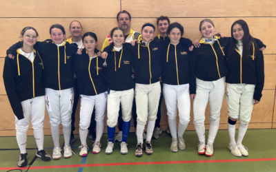 Eerste stappen in het internationale competitieschermen: verslag van coach Pieter Vandesande